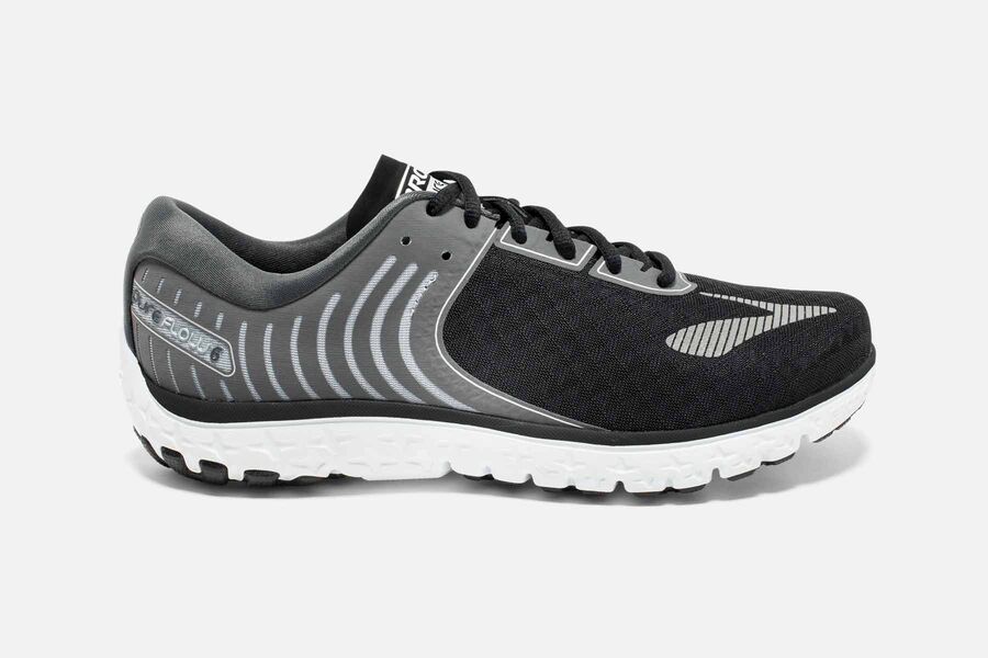 Zapatillas Running Brooks PureFlow 6 Hombre Negras/Gris Ofertas QKHE58617